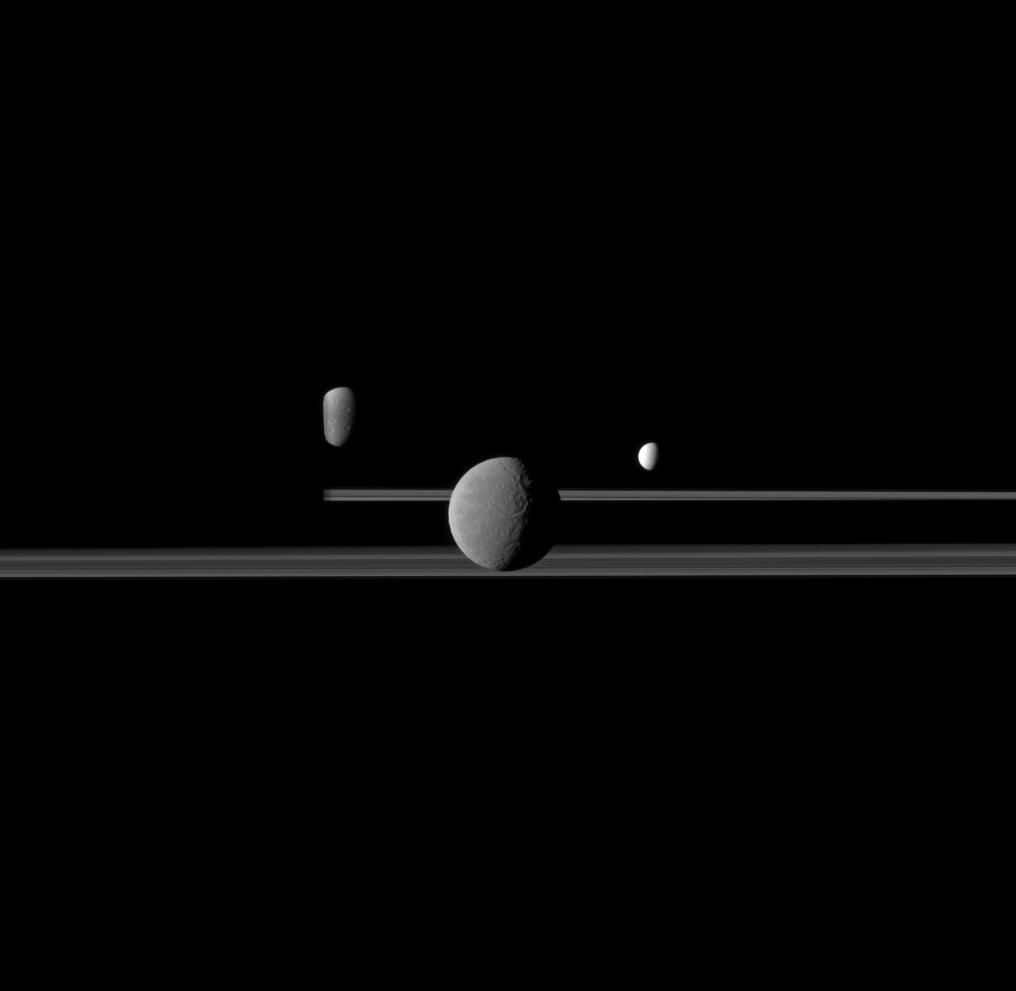 Saturn's Rings and Moons are Solar System Antiques